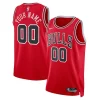Versatile Delizioso Magnifico Chicago Bulls Nike Unisex Swingman Custom Jersey Red Icon Edition