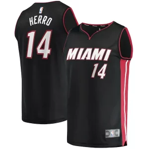 Incantevole Resistente Prestigioso Tyler Herro Miami Heat Fast Break Replica Jersey Icon Edition Black