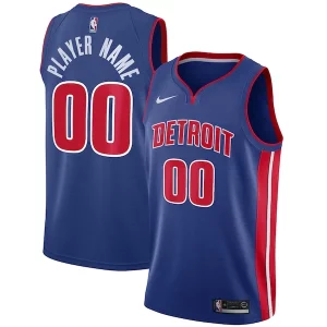 Cool Incantevole Elegante Detroit Pistons Nike Swingman Custom Jersey Blue Icon Edition