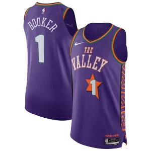 Trendy Resistente Classico Devin Booker Phoenix Suns Nike 2024/25 Authentic Player Jersey City Edition Purple