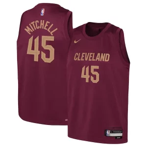 Duraturo Donovan Mitchell Cleveland Cavaliers Nike Youth Swingman Jersey Icon Edition Wine