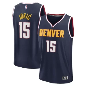 Raffinato Nikola Jokic Denver Nuggets Youth Fast Break Replica Player Jersey Icon Edition Navy
