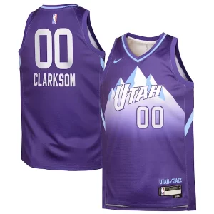 Delizioso Fascinante Attraente Jordan Clarkson Utah Jazz Nike Youth 2024/25 Swingman Player Jersey City Edition Purple