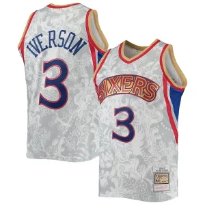 Magnifico Allen Iverson Philadelphia 76ers Hardwood Classics 1996/97 Lunar New Year Swingman Jersey White