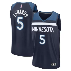 Delizioso Anthony Edwards Minnesota Timberwolves Fast Break Replica Player Jersey Icon Edition Navy