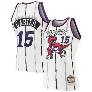 Versatile Robusto Resistente Vince Carter Toronto Raptors 1998/99 Hardwood Classics Authentic Jersey White