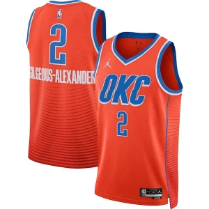 Carino Meraviglioso Shai Gilgeous Alexander Oklahoma City Thunder Jordan Brand Unisex Swingman Jersey Statement Edition Orange