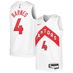 Delizioso Eccezionale Incantevole Scottie Barnes Toronto Raptors Nike Youth Swingman Jersey Association Edition White/Red