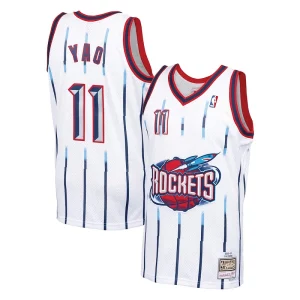 Moderno Accattivante Yao Ming Houston Rockets 2002 03 Hardwood Classics Swingman Jersey White