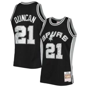 Resistente Delizioso Accattivante Tim Duncan San Antonio Spurs 1998/99 Hardwood Classics NBA 75th Anniversary Diamond Swingman Jersey Black
