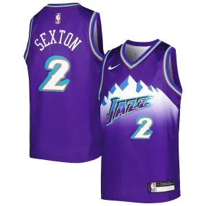 Gorgeous Moderno Trendy Collin Sexton Utah Jazz Nike Youth 2022/23 Swingman Jersey City Edition Purple