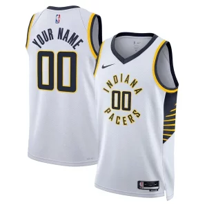 Cool Indiana Pacers Nike Unisex Swingman Custom Jersey White Association Edition