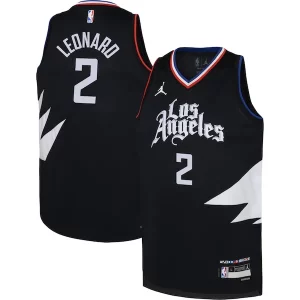 Attraente Kawhi Leonard LA Clippers Jordan Brand Youth Swingman Jersey Statement Edition Black