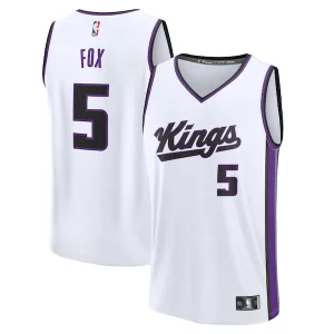 Trendy Carino Lussuoso De'Aaron Fox Sacramento Kings Fast Break Replica Player Jersey Association Edition White