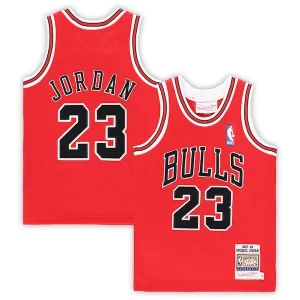 Splendido Trendy Michael Jordan Chicago Bulls Toddler 1997/98 Hardwood Classics Authentic Jersey Red/Black/White