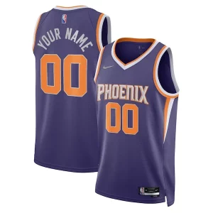 Meraviglioso Accattivante Phoenix Suns Nike 2021/22 Diamond Swingman Custom Jersey Icon Edition Purple