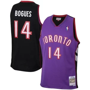 Trendy Muggsy Bogues Toronto Raptors 2001/02 Hardwood Classics Swingman Jersey Purple