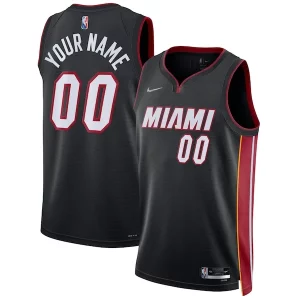 Raffinato Miami Heat Nike 2021/22 Diamond Swingman Custom Jersey Icon Edition Black