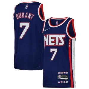 Moderno Elegante Kevin Durant Brooklyn Nets Nike Swingman Player Jersey City Edition Blue/Gray
