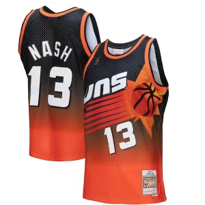 Magnifico Steve Nash Phoenix Suns 1996/97 Hardwood Classics Fadeaway Swingman Player Jersey Orange/Black