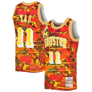 Fascinante Raffinato Eccezionale Yao Ming Houston Rockets 2004/05 Hardwood Classics Lunar New Year Swingman Jersey Red