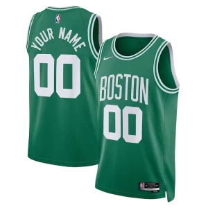 Trendy Prestigioso Boston Celtics Nike Unisex 2022/23 Swingman Custom Jersey Kelly Green Icon Edition