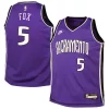 Carino De'Aaron Fox Sacramento Kings Nike Youth 2024/25 Swingman Jersey Purple Classic Edition