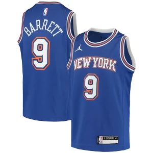 Attraente Versatile Pratico RJ Barrett New York Knicks Jordan Brand Youth 2020/21 Swingman Player Jersey Statement Edition Blue