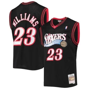 Fantastico Incantevole Lou Williams Philadelphia 76ers 2005/06 Hardwood Classics Swingman Jersey Black