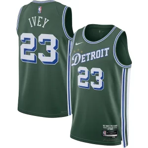Moderno Delizioso Jaden Ivey Detroit Pistons Nike 2022/23 Swingman Jersey City Edition Green
