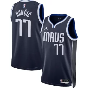 Stupendo Duraturo Luka Dončić Dallas Mavericks Jordan Brand Unisex Swingman Jersey Statement Edition Navy