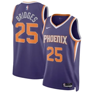 Raffinato Versatile Mikal Bridges Phoenix Suns Nike Unisex Swingman Jersey Icon Edition Purple/White