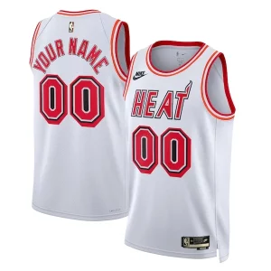 Classico Carino Gorgeous Miami Heat Nike Unisex 2022/23 Custom Swingman Jersey Classic Edition White