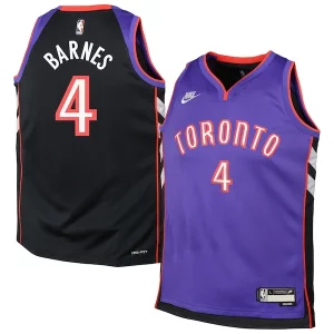 Splendido Duraturo Attraente Scottie Barnes Toronto Raptors Nike Youth 2024/25 Swingman Jersey Purple Classic Edition