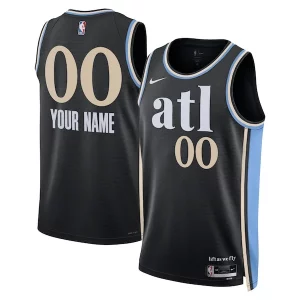 Classico Eccezionale Atlanta Hawks Nike Unisex 2023/24 Custom Swingman Jersey Black City Edition