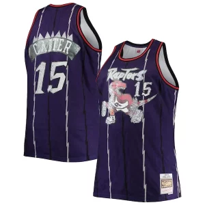 Carino Fantastico Raffinato Vince Carter Toronto Raptors Big & Tall 1998/99 NBA 75th Anniversary Diamond Swingman Jersey Purple