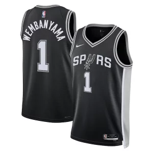 Delizioso Trendy Victor Wembanyama San Antonio Spurs Nike Unisex 2023 NBA Draft First Round Pick Swingman Jersey Icon Edition Black