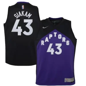 Versatile Duraturo Pascal Siakam Toronto Raptors Nike Youth 2020/21 Swingman Player Jersey Black/Purple Earned Edition