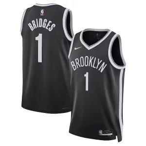 Splendido Elegante Duraturo Mikal Bridges Brooklyn Nets Nike Unisex Swingman Jersey Icon Edition Black