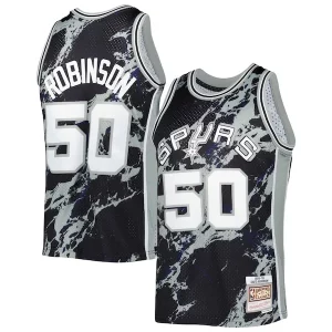 Duraturo Classico David Robinson San Antonio Spurs 1998/99 Hardwood Classics Marble Swingman Jersey Black