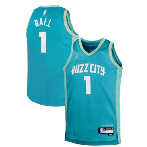 Stupendo LaMelo Ball Charlotte Hornets Jordan Brand Youth Swingman Replica Jersey City Edition Teal