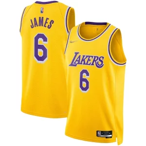 Incantevole Cool Lussuoso LeBron James Los Angeles Lakers Nike 2021/22 Diamond Swingman Jersey Icon Edition Gold
