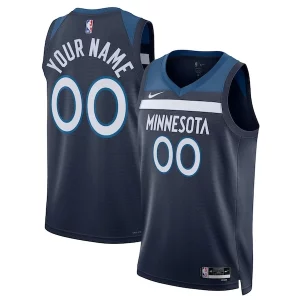 Ottimo Minnesota Timberwolves Nike Unisex Swingman Custom Jersey Navy Icon Edition