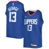 Delizioso Paul George LA Clippers Nike Youth 2021/22 Diamond Swingman Jersey Icon Edition Royal