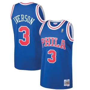 Splendido Allen Iverson Philadelphia 76ers 1996/97 Hardwood Classics Swingman Jersey Royal