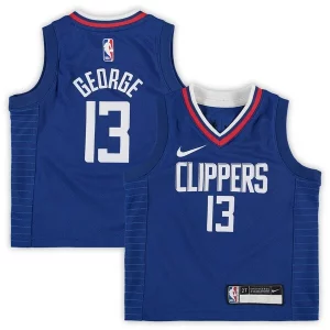 Classico Paul George LA Clippers Nike Toddler 2020/21 Replica Jersey Icon Edition Royal