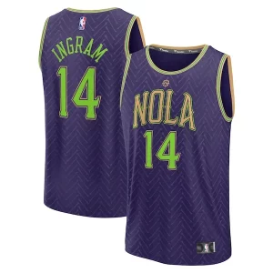Fantastico Brandon Ingram New Orleans Pelicans 2024/25 Fast Break Player Jersey City Edition Purple