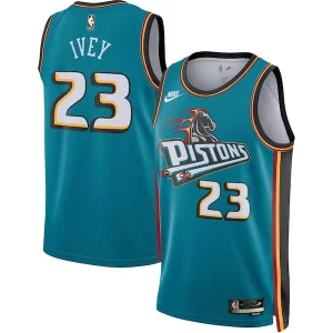 Elegante Gorgeous Jaden Ivey Detroit Pistons Nike Swingman Jersey Classic Edition Teal