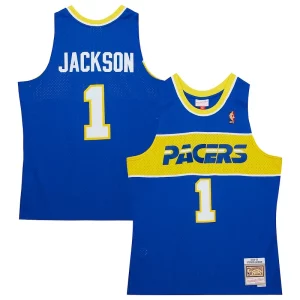 Delizioso Ottimo Duraturo Stephen Jackson Indiana Pacers Hardwood Classics Swingman Jersey Royal
