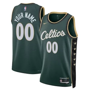 Attraente Splendido Boston Celtics Nike Unisex 2022/23 Swingman Custom Jersey City Edition Kelly Green